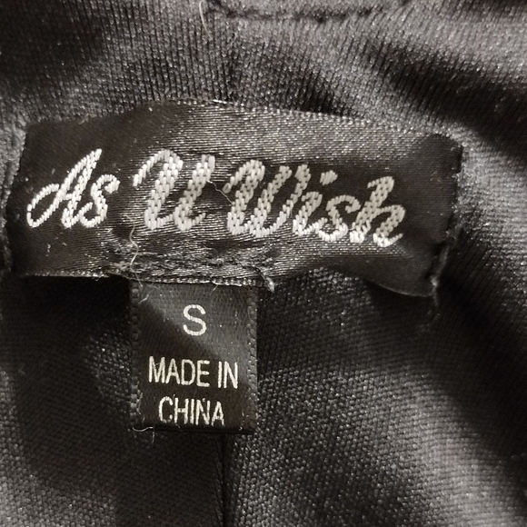 As U Wish Black And Silver Sequined Cocktail Dress - Size Small - Picture 3 of 5